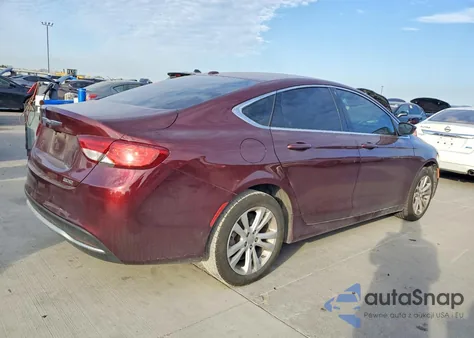 2015 Chrysler 200 Limited z USA, uszkodzony, nr VIN 1C3CCCABXFN734554